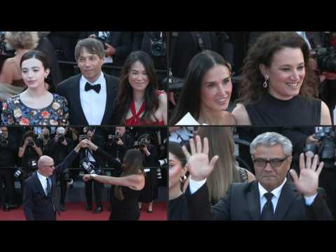 Directors Competing for the 2024 Palme d’Or arrive on the red carpet