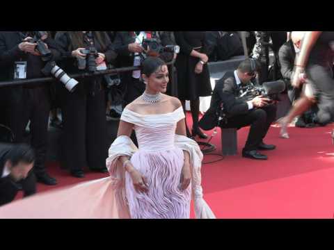 Opening of the red carpet for the closing of the Cannes Film Festival