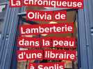 La critique Olivia de Lamberterie, libraire d'un jour à Senlis