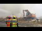 VIDÉO. Un hangar agricole de 700 m² entièrement détruit par le feu à Merdrignac