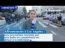Affrontements à Los Angeles : une journaliste touchée par balle en direct à la télévision