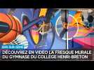 Découvrez en vidéo la fresque murale du gymnase du collège Henri-Breton de Bar-sur-Seine