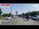 80 chauffeurs VTC en colère font du bruit à l'aéroport Nantes Atlantique