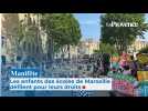 Manifête, les enfants des écoles de Marseille défilent pour leurs droits