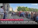 Minute de silence à Troyes pour rendre hommage à Mélanie, surveillante tuée à Nogent (Haute-Marne)