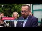 À Landerneau, visite du ministre de la santé, Yannick Neuder