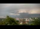 Arrivée de l'orage sur Rouen