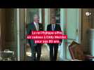 Le roi Philippe offre un cadeau à Eddy Merckx pour ses 80 ans