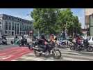 Biker setzen Zeichen in Brüssel