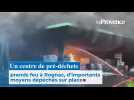 Incendie dans un entrepôt à Rognac : des fumées épaisses, plus de 70 pompiers engagés