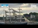 VIDÉO. Débord de Loire : la grande armada de bateaux entre dans le port de Nantes