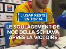 L'USAP reste en Top 14 : le soulagement de Noé Della Schiava