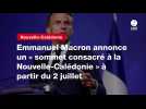 VIDEO. Emmanuel Macron annonce un « sommet consacré à la Nouvelle-Calédonie » à partir du 2 juillet
