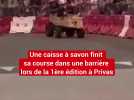 « Ça aurait pu être plus grave »... une caisse à savon finit sa course dans une barrière à Privas