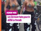 Fashion Week : Les Clermont Twins pour le défilé Le Paradis #clermonttwins #fashionweek #actupeople #newspeople #people