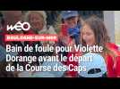 Boulogne-sur-Mer : bain de foule pour Violette Dorange avant le départ de la Course des Caps