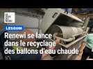 À Lesquin, Renewi inaugure la première chaîne de recyclage de ballons d'eau chaude au nord de Paris