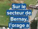 Église éventrée, inondations, électricité... Sur le secteur de Bernay, l'orage a fait des ravages