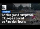 Le plus grand pumptrack d'Europe a ouvert cette semaine à Roubaix
