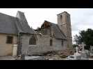 VIDÉO. Orages : l'église d'un village de l'Eure dévastée en cinq minutes