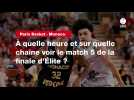 VIDÉO. Paris Basket - Monaco. À quelle heure et sur quelle chaîne voir le match 5 de la finale d'Élite ?