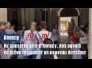 Au conservatoire d'Annecy, des professeurs en grève pour la deuxième fois depuis début mai