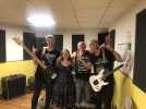 Steel Razor en pleine répétition avant leur concert à Yvetot