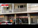 VIDEO. Un incendie touche un institut de bronzage dans le centre-ville de Caen, l'immeuble évacué
