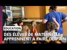 Des élèves de maternelle découvrent le métier de boulanger à Fromelennes