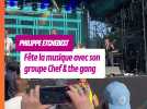 Philippe Etchebest fête la musique avec son groupe 