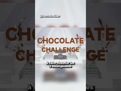 Chocolat vs smartphones : quel smartphone chauffe le plus rapidement ? #test  #apple  #shorts