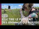 Elle tire le portrait des animaux du Refuge de Reims pour favoriser leur adoption