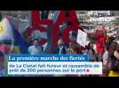 Plus de 200 personnes réunies sur le port de La Ciotat pour sa première marche des fiertés