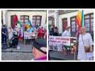 Boulogne-sur-Mer : un rassemblement en solidarité avec Gaza et la marche vers Bruxelles