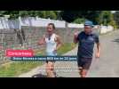 À Concarneau, déjà 39 semi-marathons courus en 22 jours : Didier Nicolas, 59 ans, en route pour un record du monde
