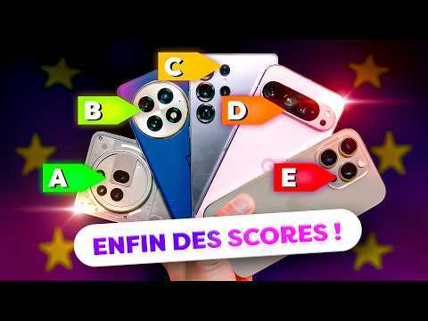 FINI les ARNAQUES d’autonomie ? Les smartphones vont devoir être NOTÉS ! (Autonomie, durabilité...)