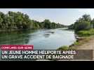 Un jeune homme héliporté après un grave accident de baignade à Conflans-sur-Seine
