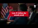 VIDEO. Les 5 infos du week-end