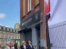 Dévoilement de l'oeuvre de Gaël Davrinche à Lille