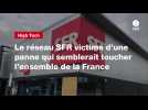 VIDÉO. Le réseau SFR victime d'une panne qui semblerait toucher l'ensemble de la France