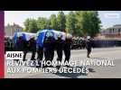 La Fère. Hommage aux pompiers décédés. Revivez la cérémonie de ce matin, chargée d'émotions
