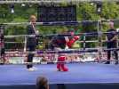 Premier gala de boxe au château de Cercamp à Frevent