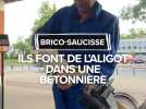 Ils font de l'aligot... dans une bétonnière.