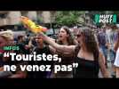 Les Espagnols sortent les pistolets à eau pour protester contre le tourisme de masse
