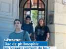 Bac de philosophie, les élèves sortent de leur première épreuve
