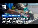 Départ des gens du voyage du complexe sportif de Neuville-Saint-Rémy