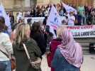 Manifestation contre l'arrivée d'une école privée dans une école publique à Tourcoing