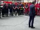 Bruno Retailleau rend hommage aux secours de Laon