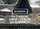 Maison insolite : Robinson vit dans une cabane en bois depuis 1990
