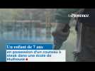 Un enfant de 7 ans en possession d'un couteau à steak dans une école de Mulhouse